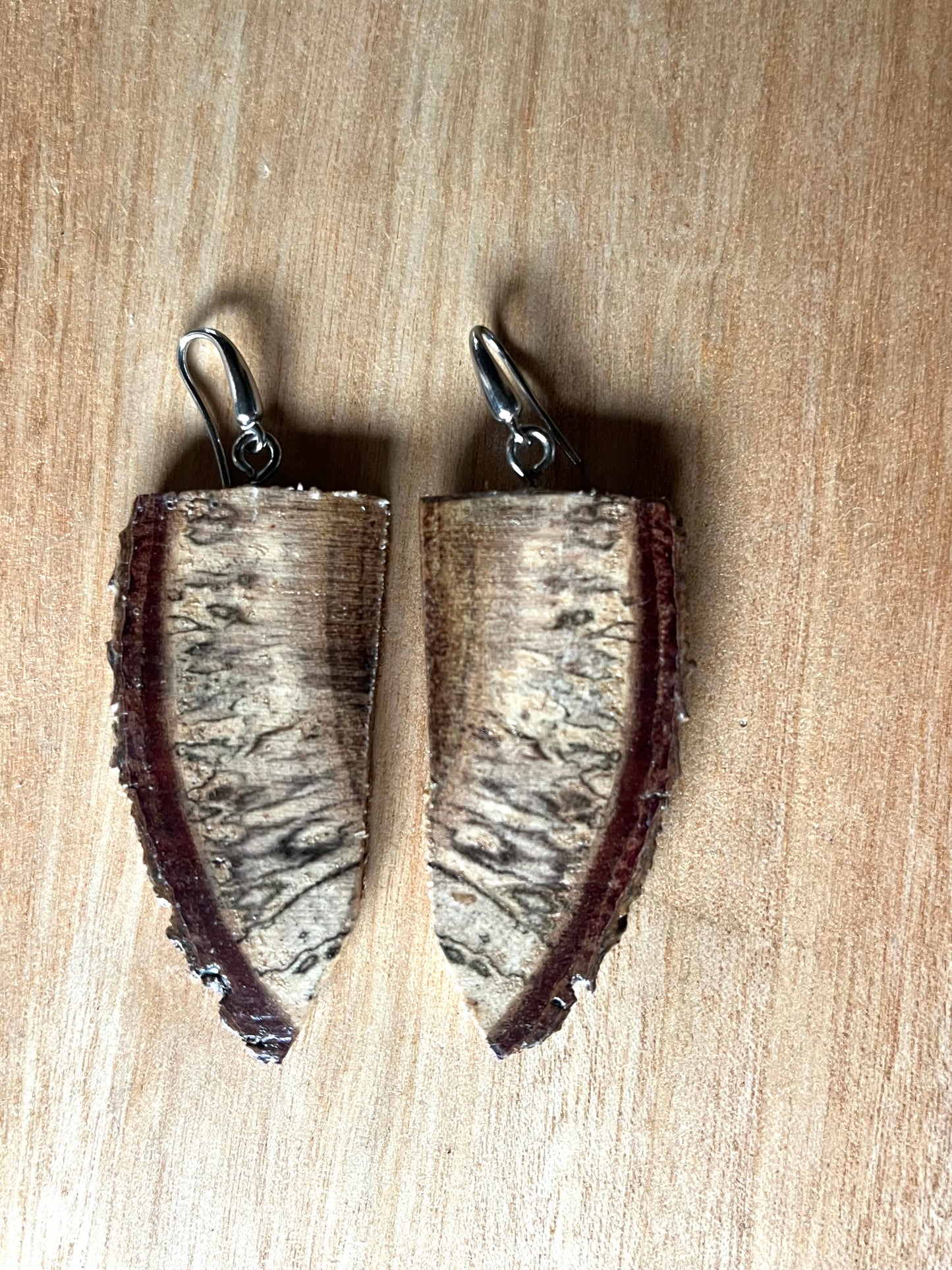 Earrings - Live Edge Spalted Koa