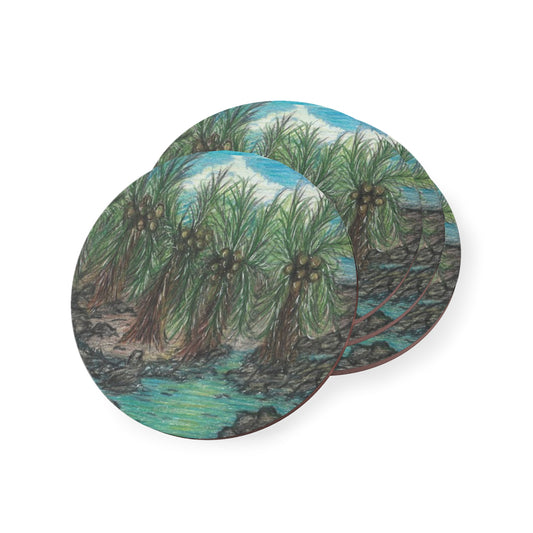 Hawaii Ceramic Coaster - Makalawena