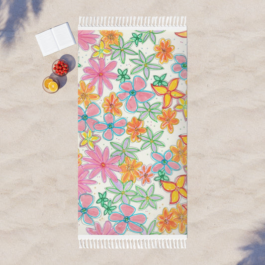 Flower Power Boho Beach Cloth