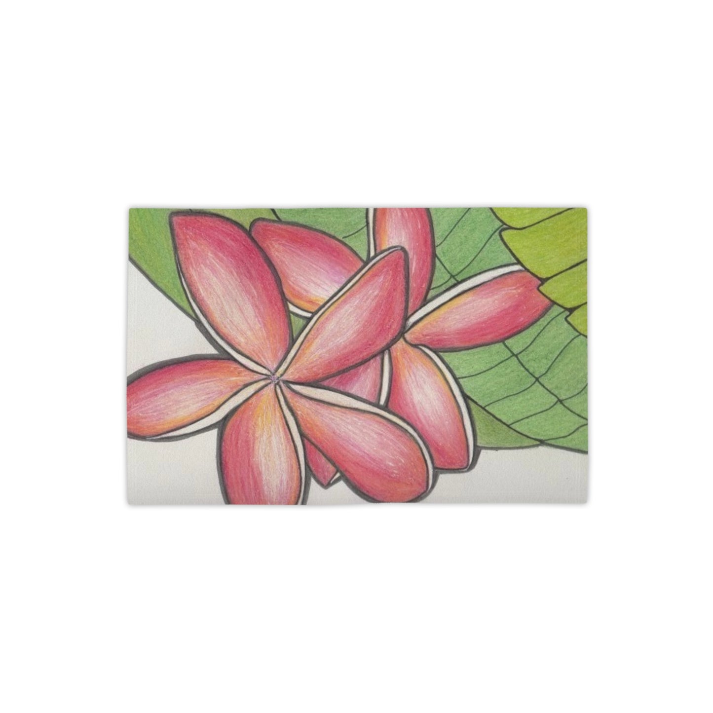 Plumeria Beach Towel