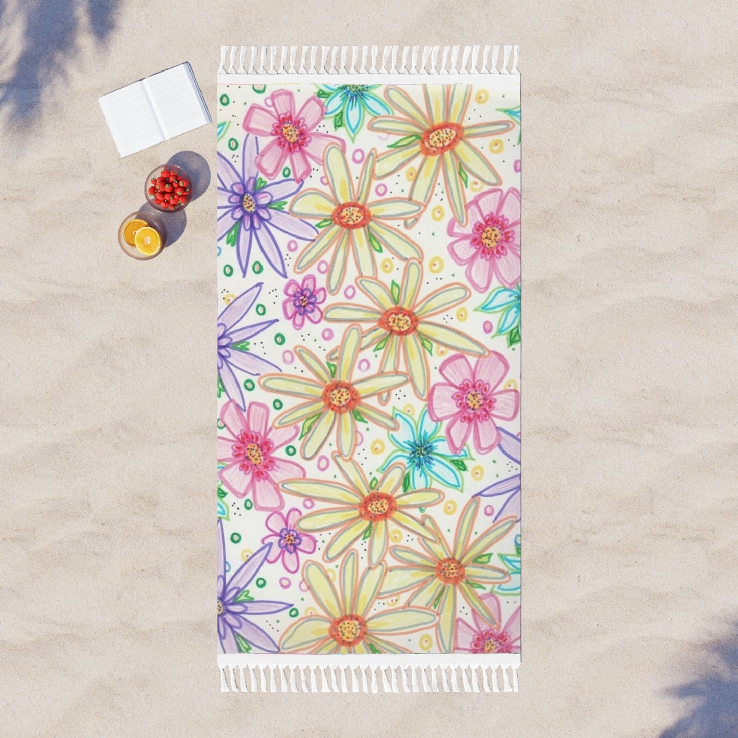 Flower Power Boho Beach Cloth