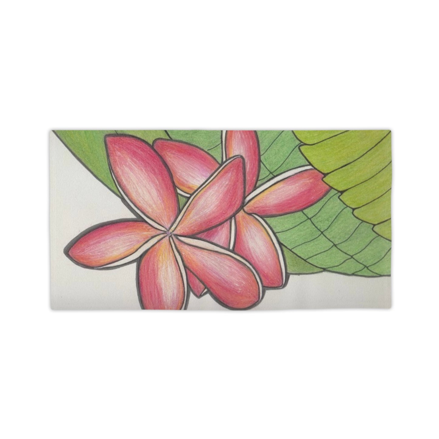 Plumeria Beach Towel