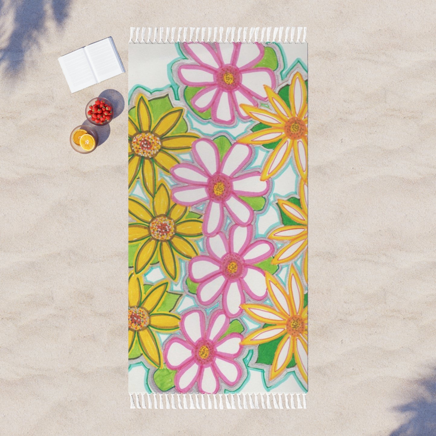 Flower Power Boho Beach Cloth