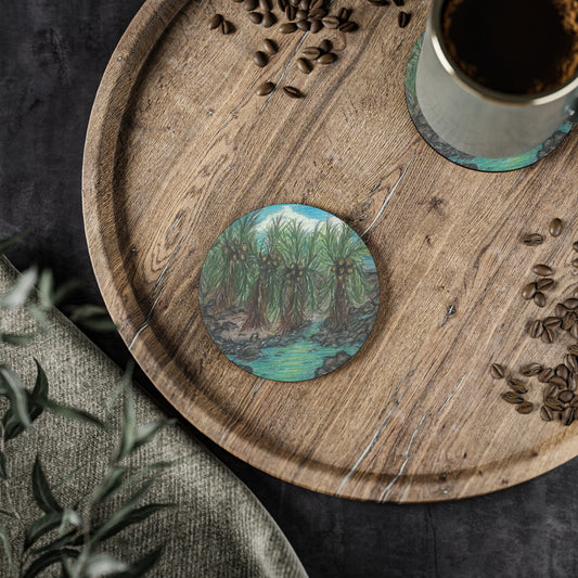 Hawaii Cork Coaster - Makalawena