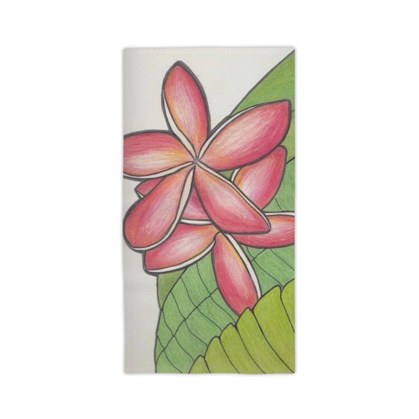 Plumeria Beach Towel