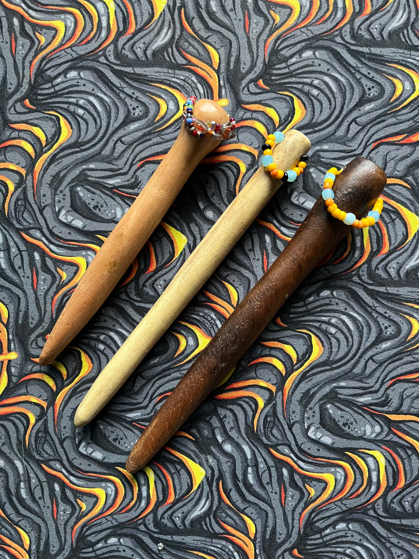 Lathe Turned Hair Pins