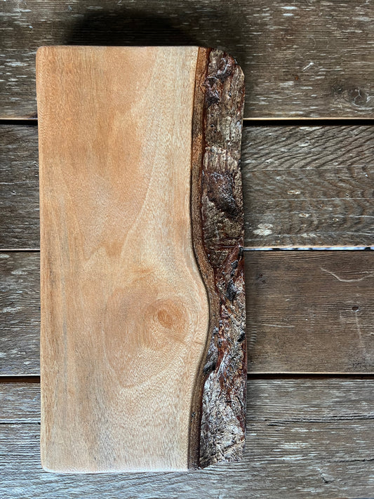 Charcuterie board - Live Edge Eucalyptus