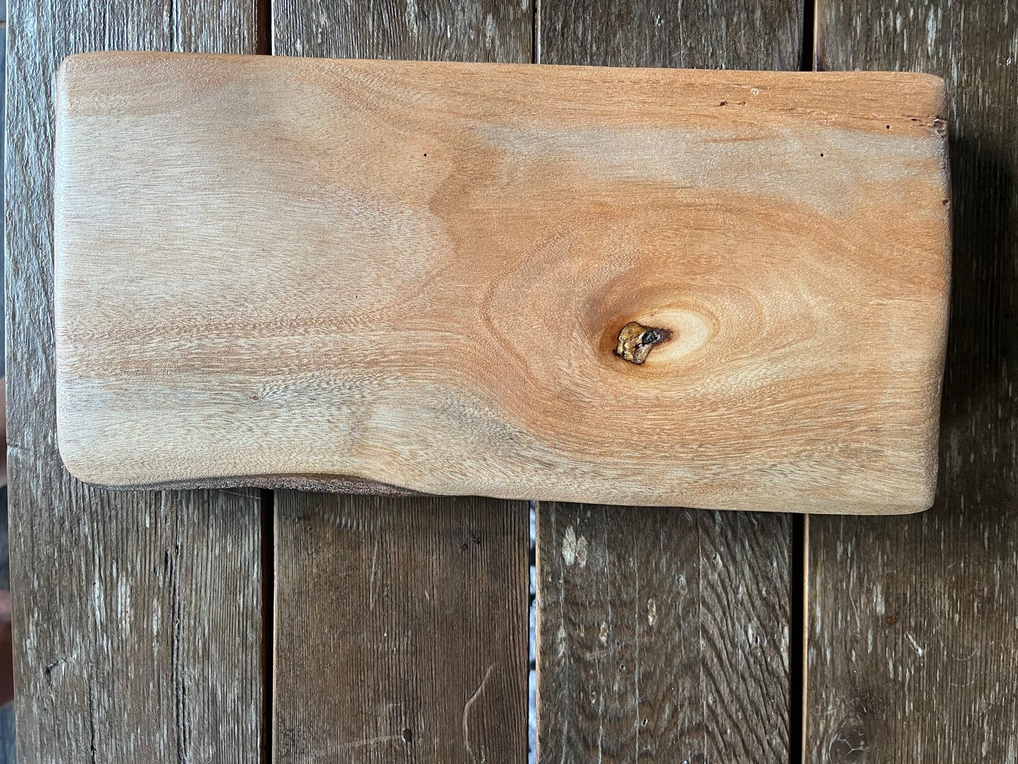 Charcuterie board - Live Edge Eucalyptus