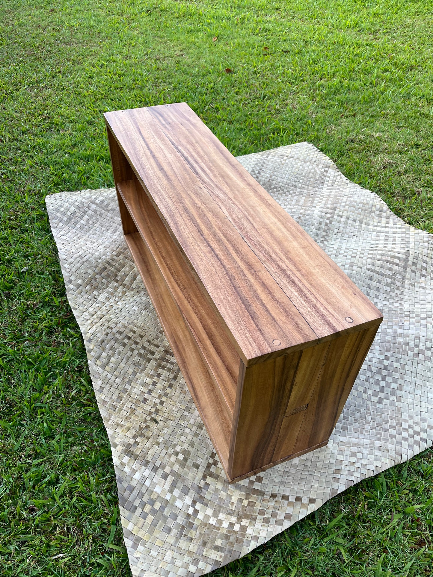 Custom Monkey pod Book shelf