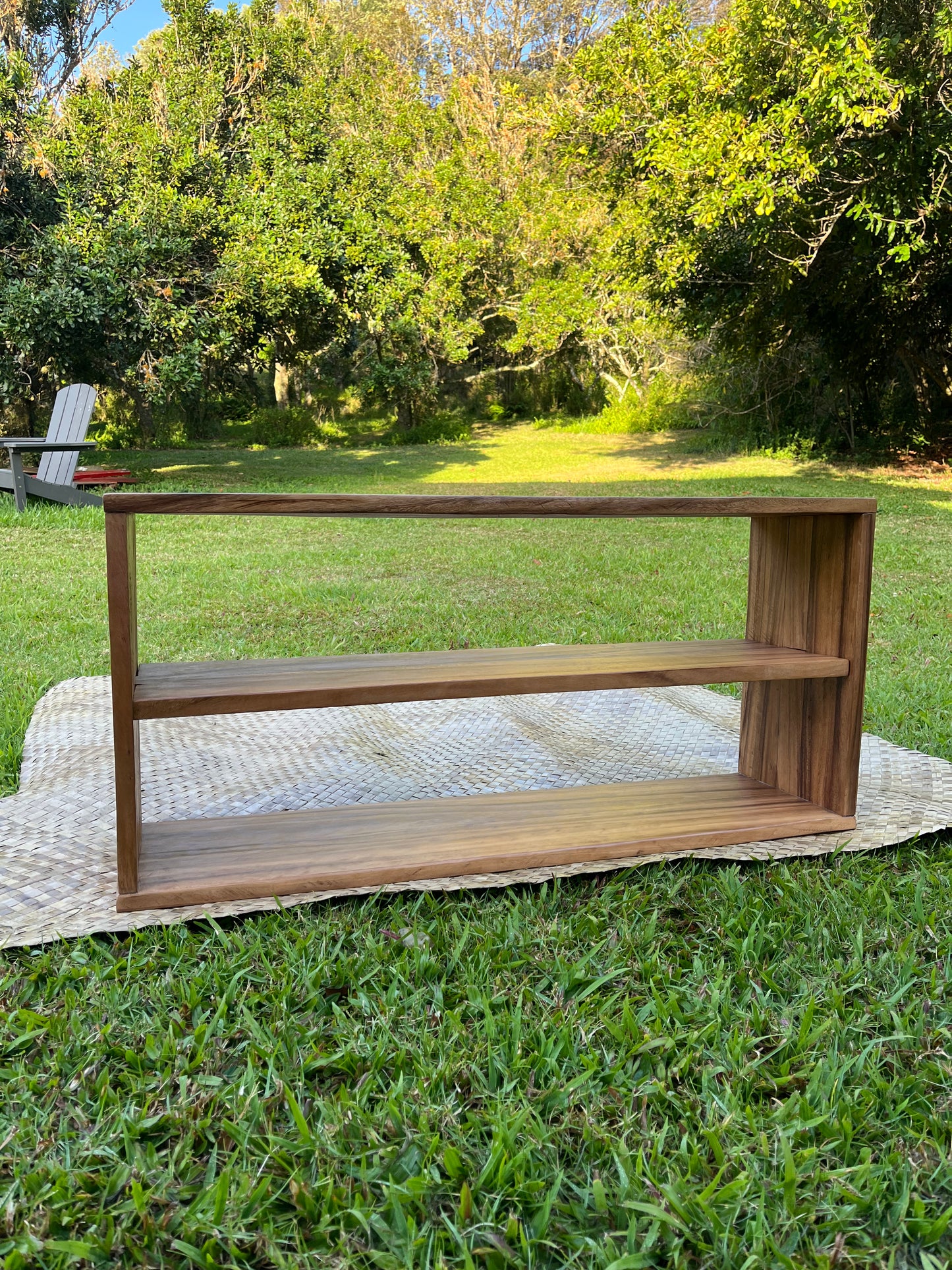 Custom Monkey pod Book shelf