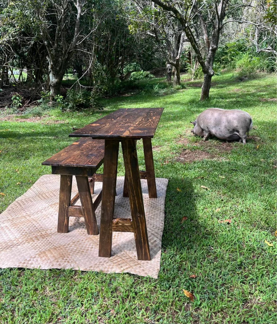 Console Table with Bench