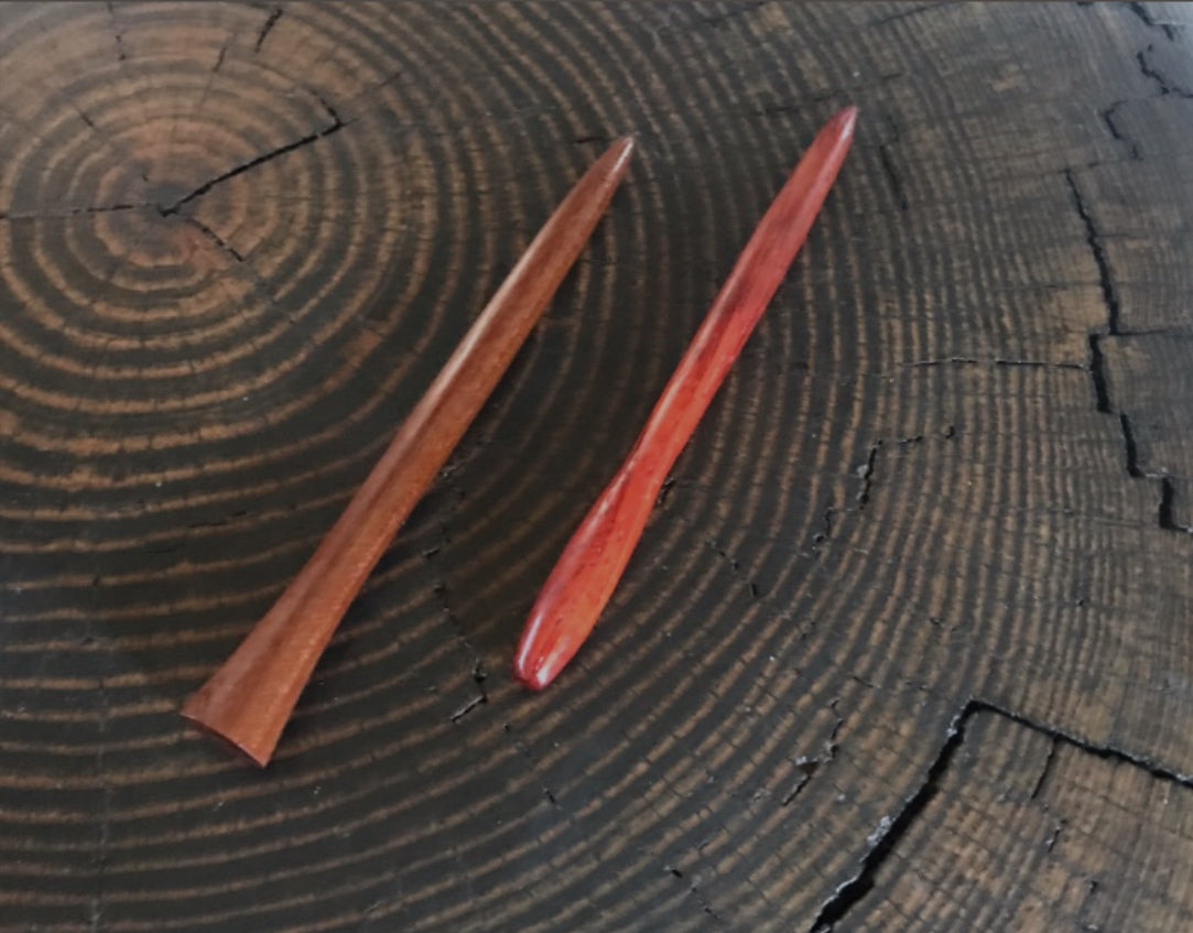 Lathe Turned Hair Pins
